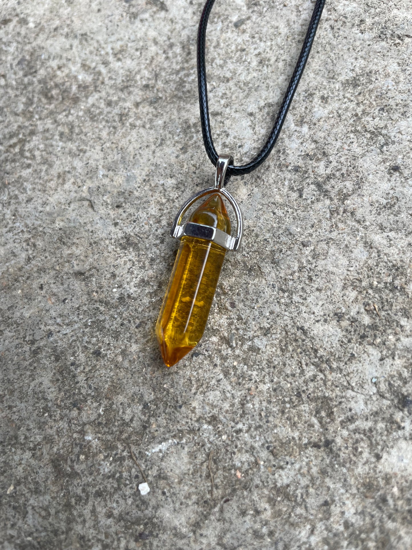 Citrine Crystal Necklace