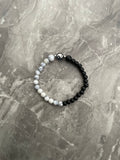 Ying & Yang Gemstone Beaded Bracelet