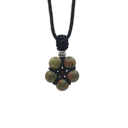 Unakite Beaded Necklace