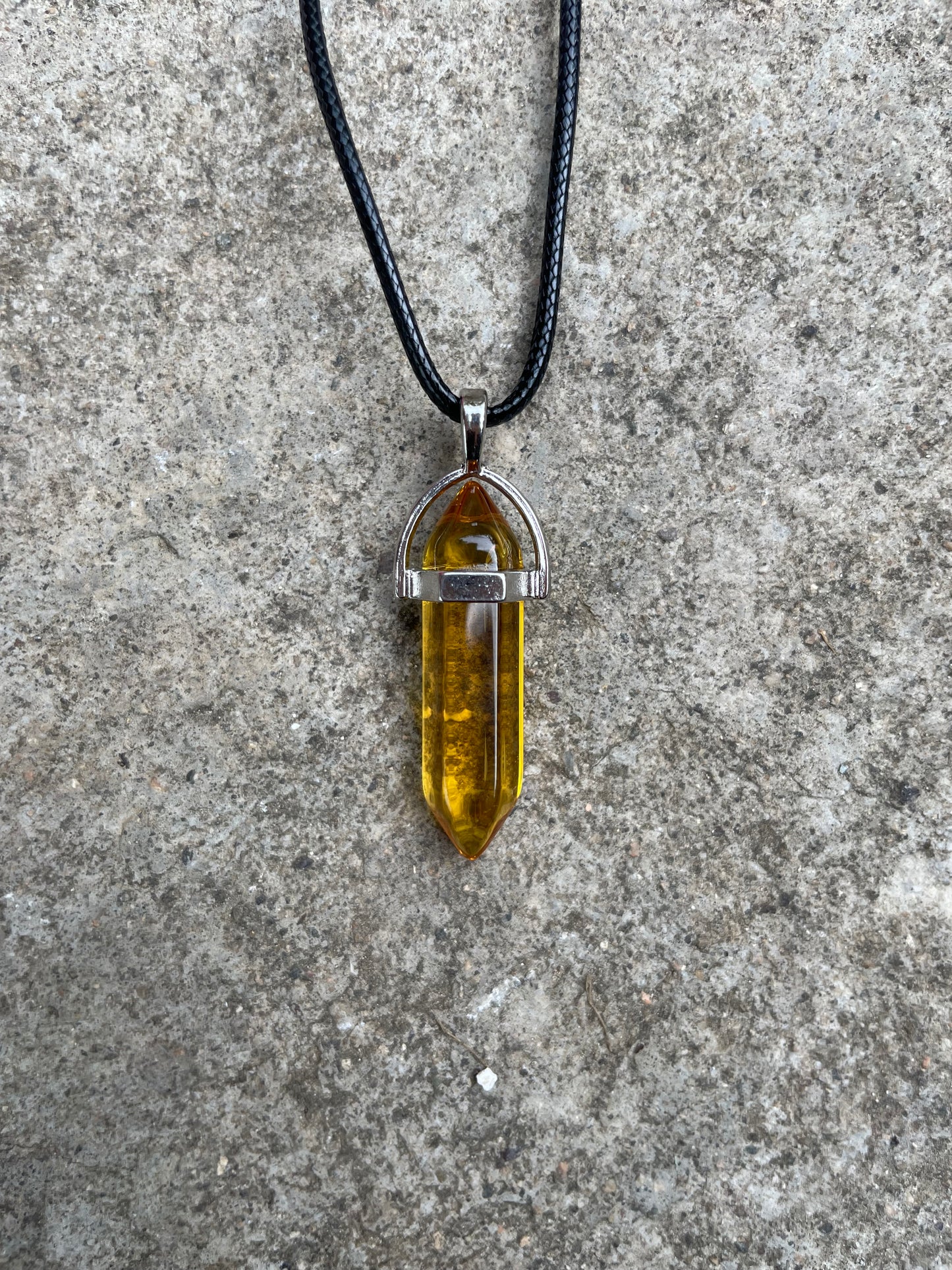 Citrine Crystal Necklace