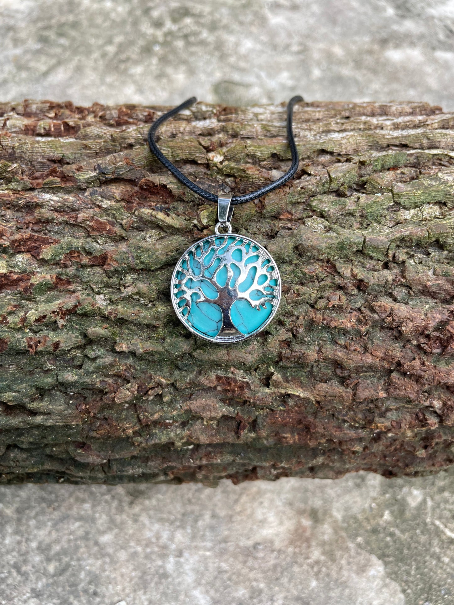 Turquoise Tree of Life Necklace