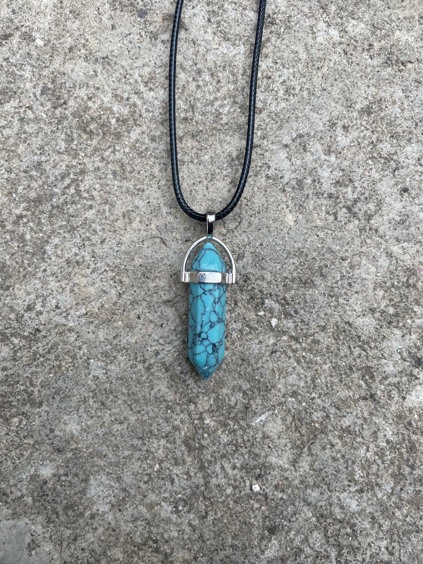 Turquoise Crystal Necklace