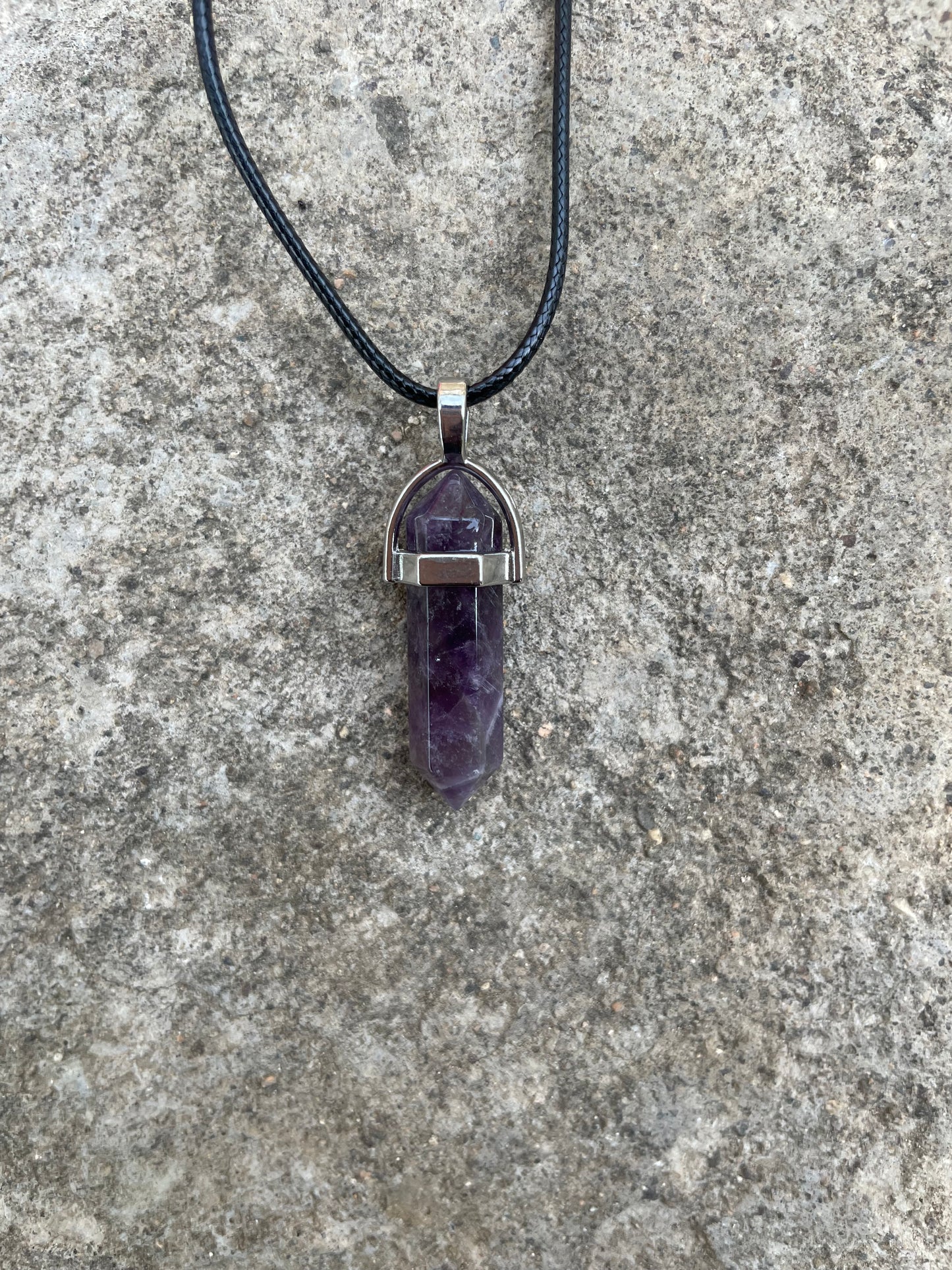 Amethyst Crystal Necklace