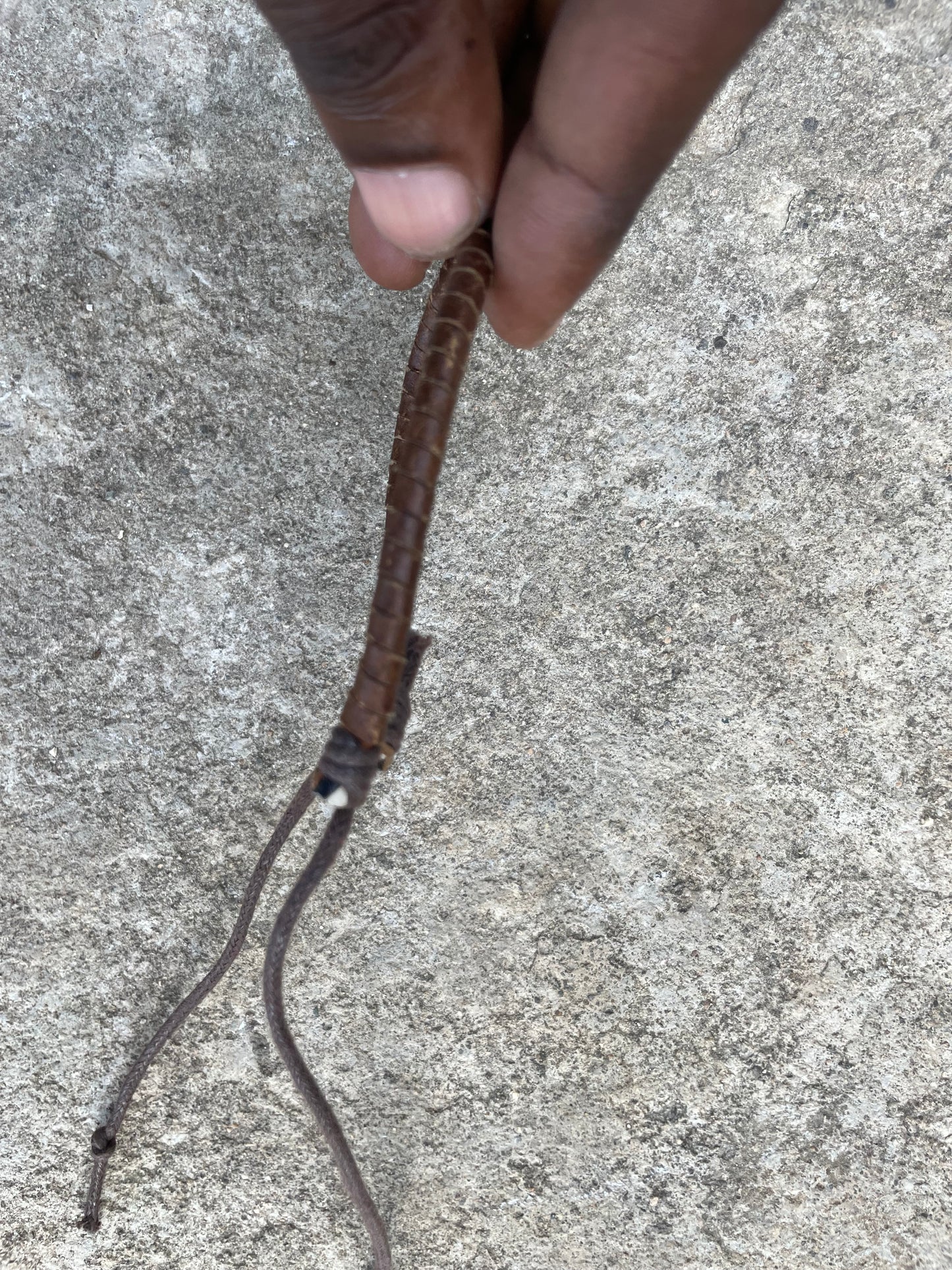 Brown Twine Leather Adjustable Bracelet