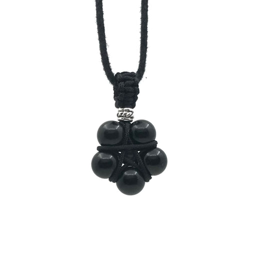 Black Onyx Beaded Necklace