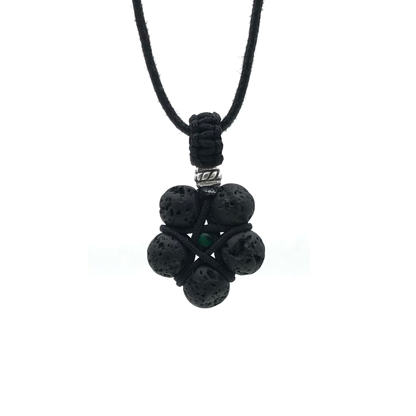 Lava Stone Beaded Necklace