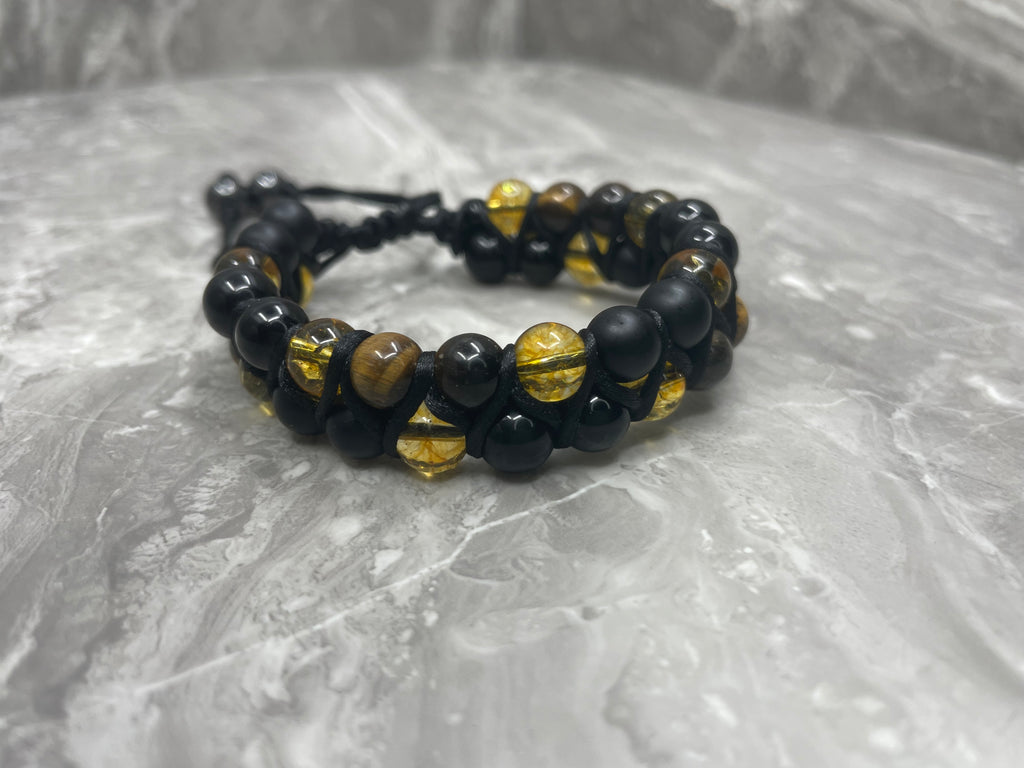 Citrine Double Row Bracelet