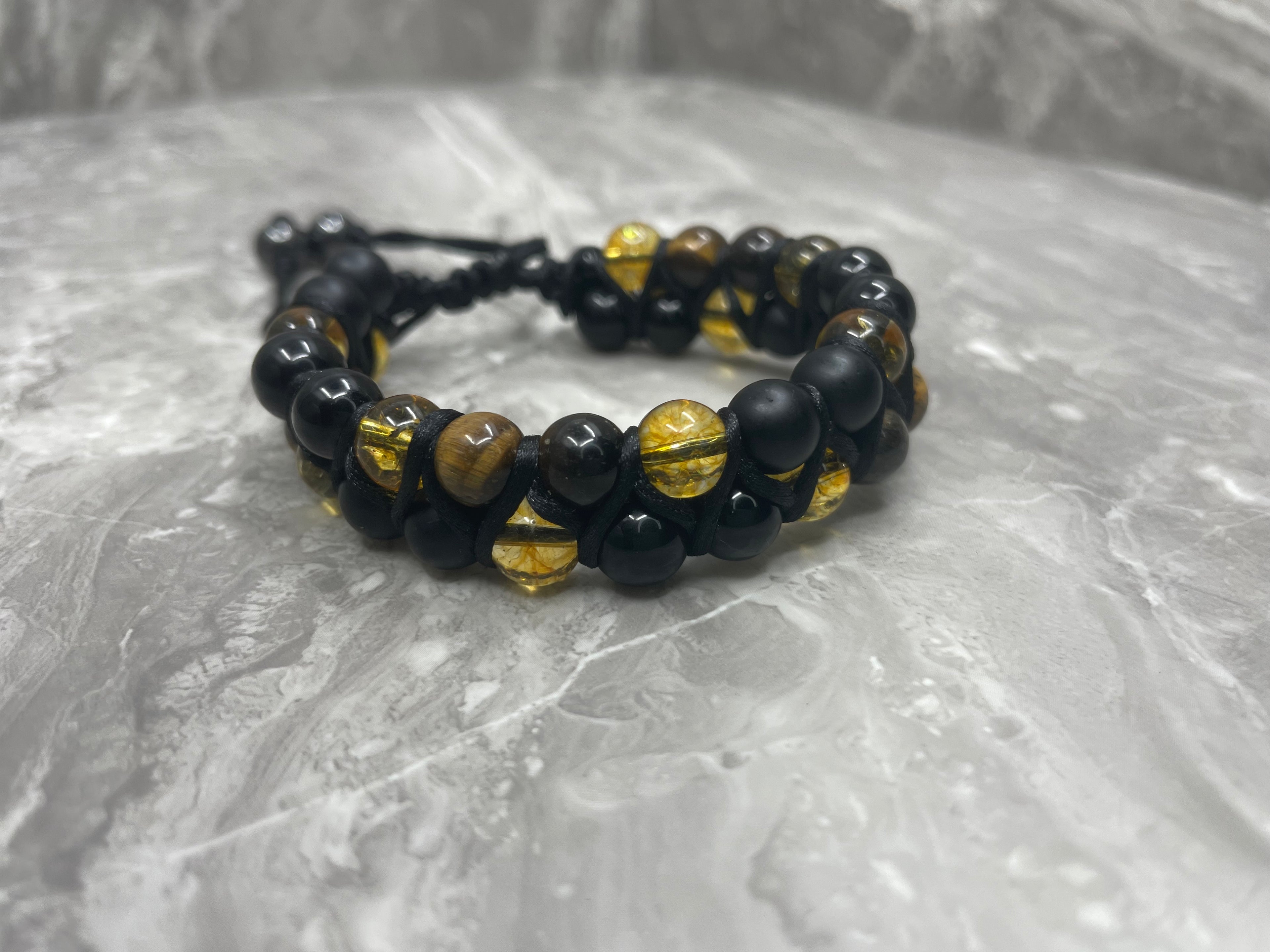 Citrine Double Row Bracelet