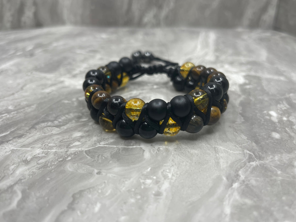 Citrine Double Row Bracelet