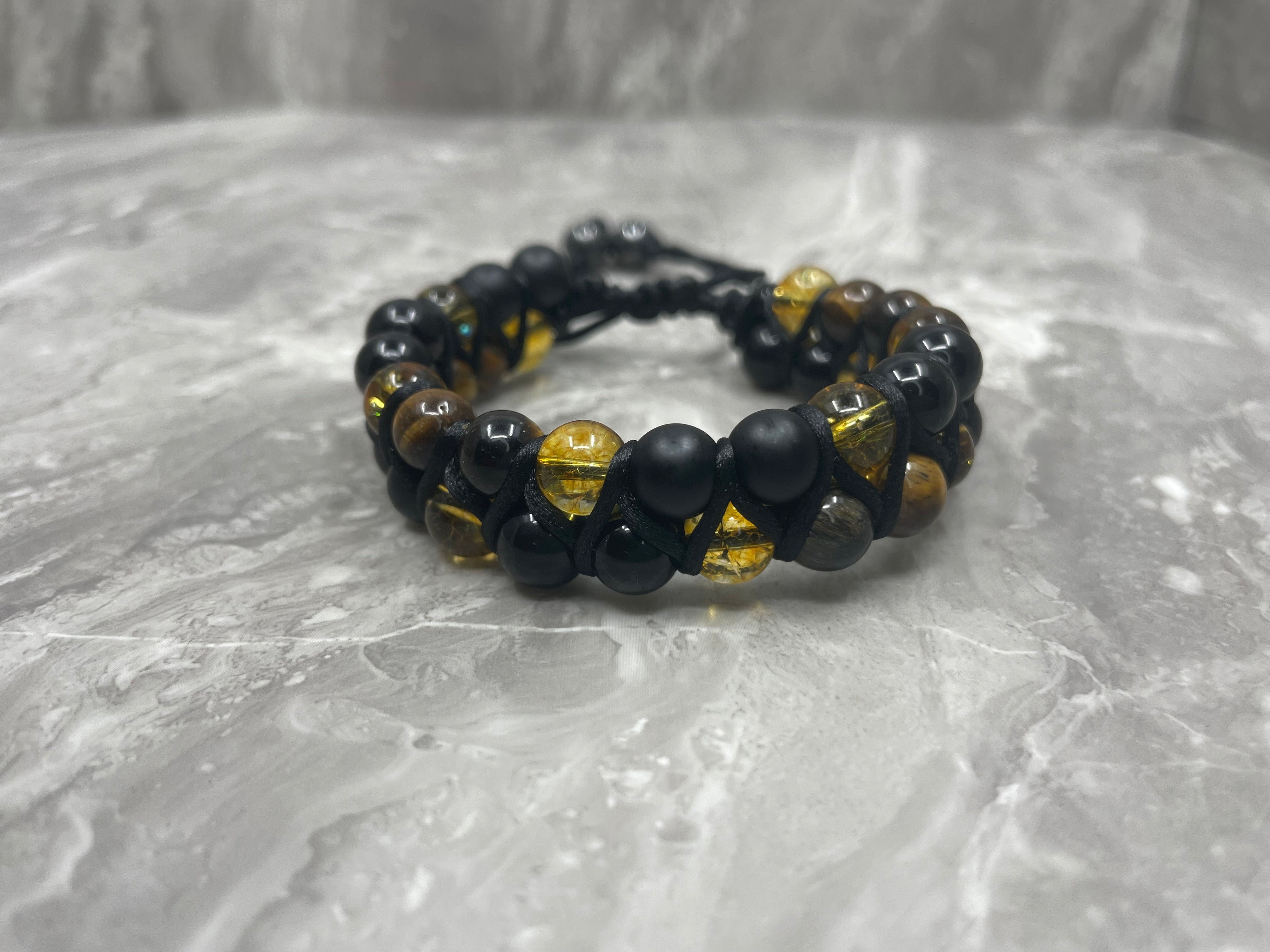 Citrine Double Row Bracelet