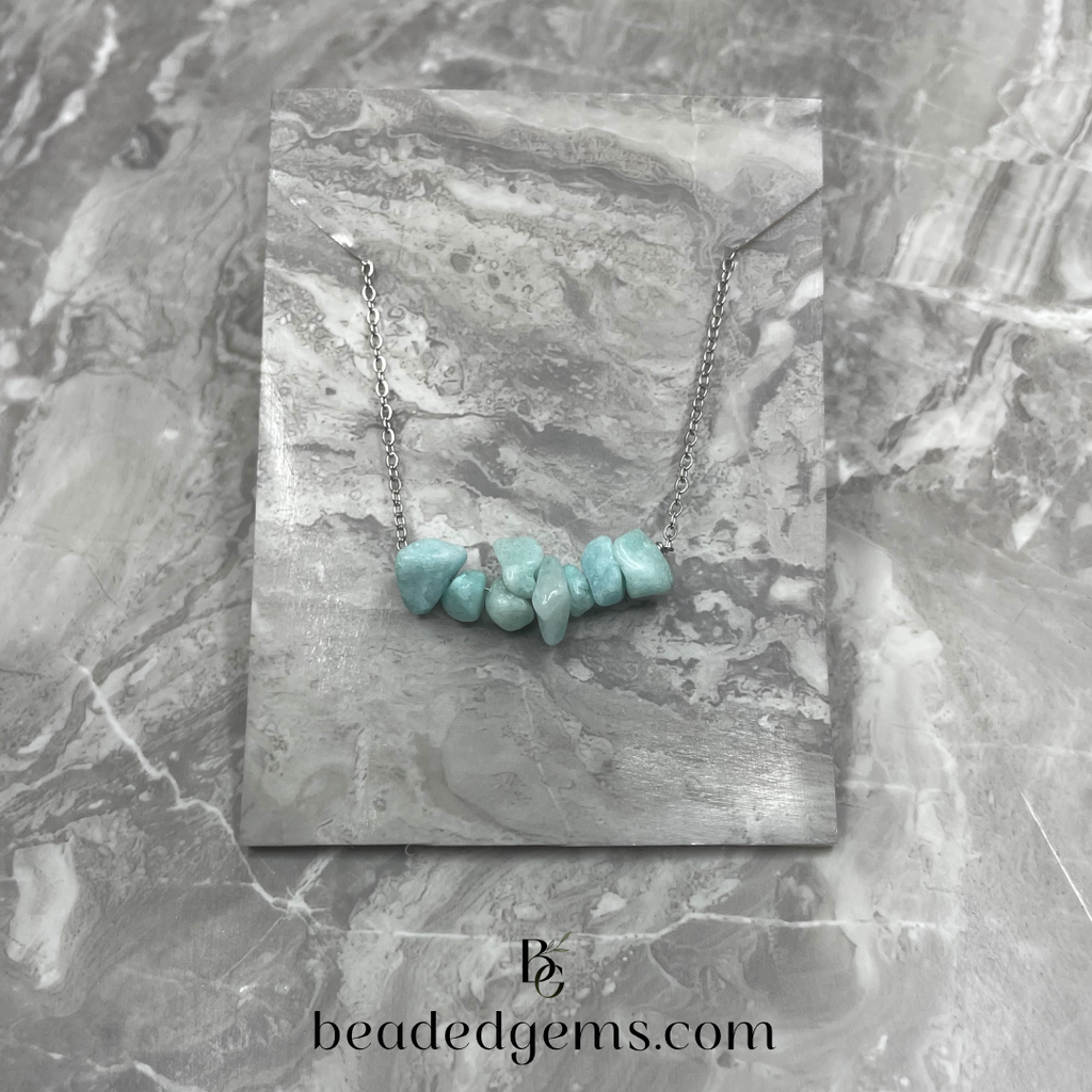 Stainless Steel Stone Necklace