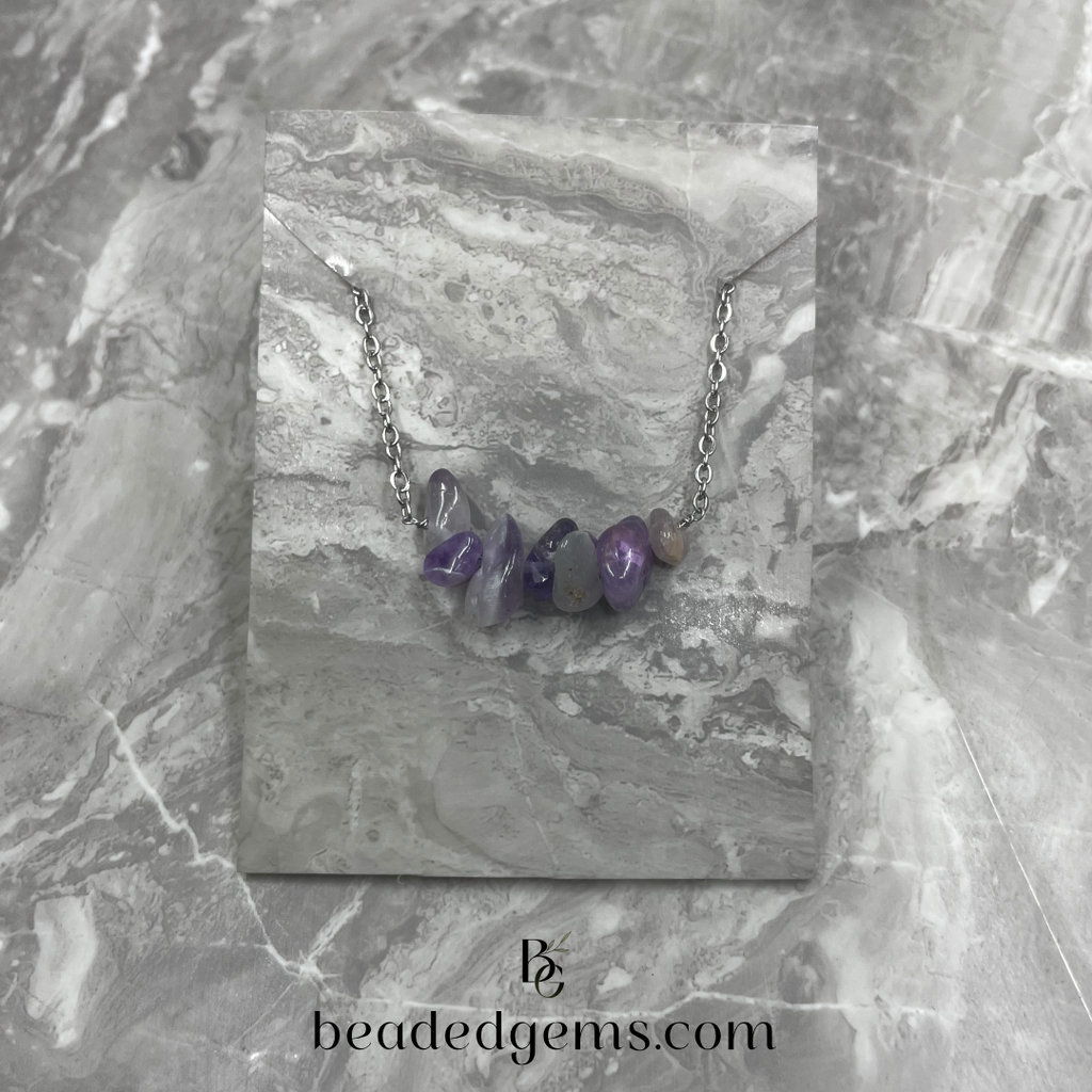 Stainless Steel Stone Necklace