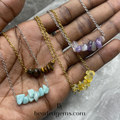 Stainless Steel Stone Necklace
