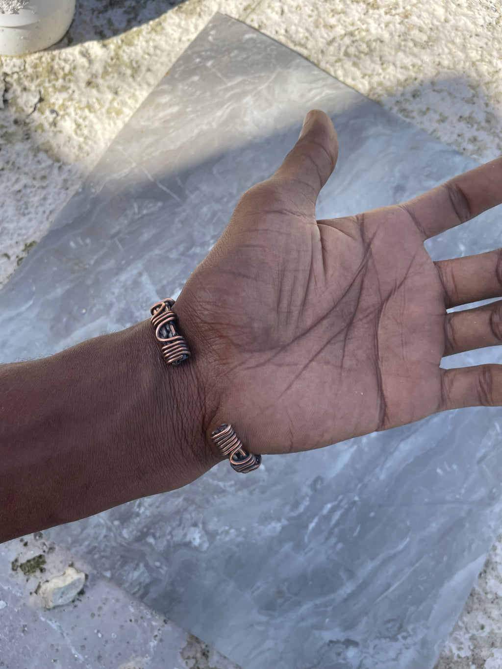 Red Aget Copper Bracelet
