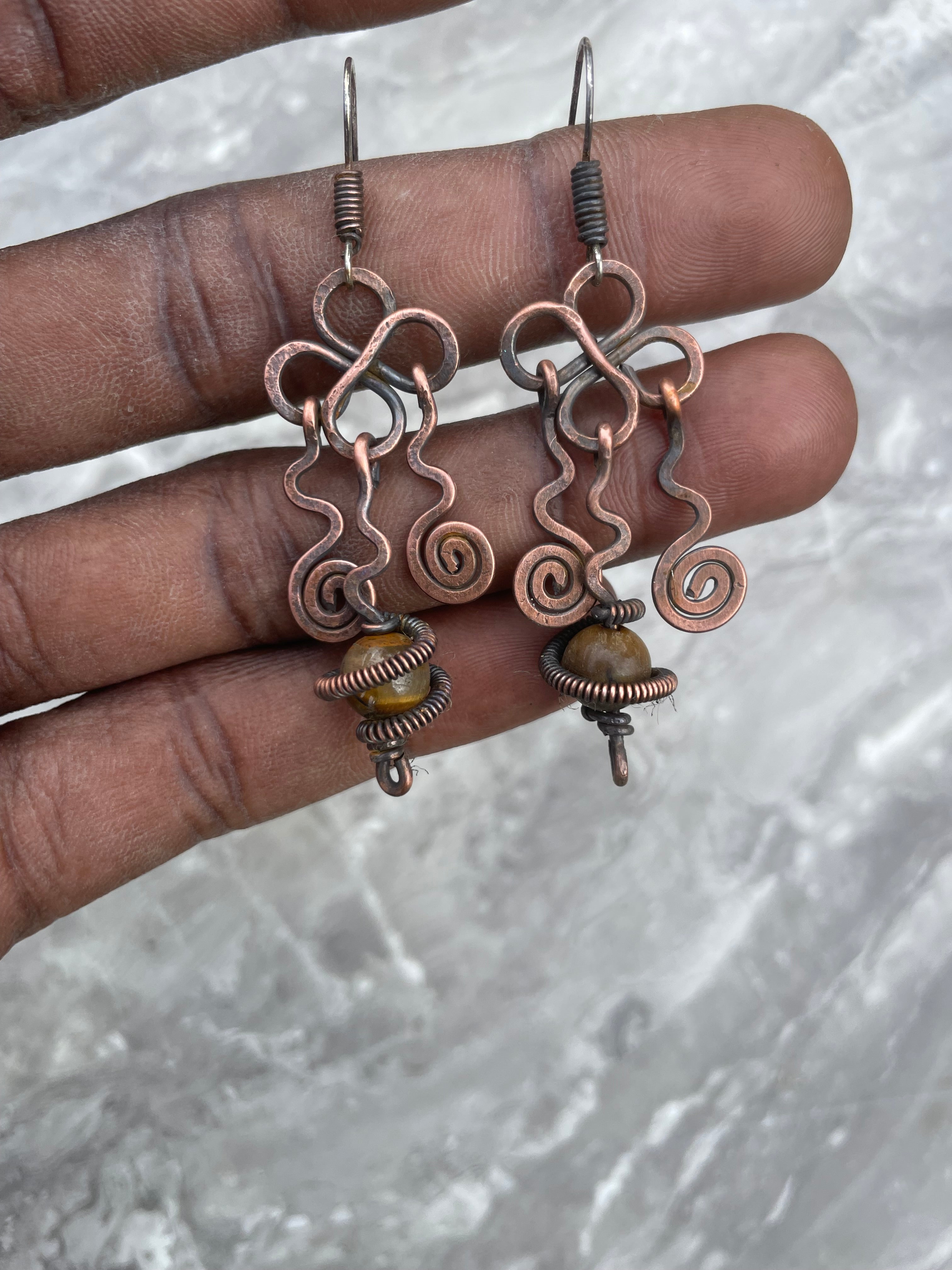 Copper Earrings