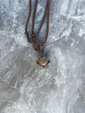Unakite Jasper Copper Necklace