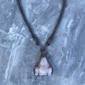 Buddha stone copper necklace