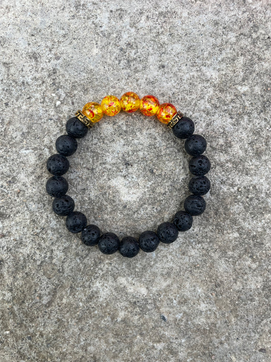 Lava & Fire Stone Bracelet